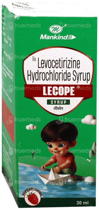 Lecope Raspberry Flavour Syrup 30Ml